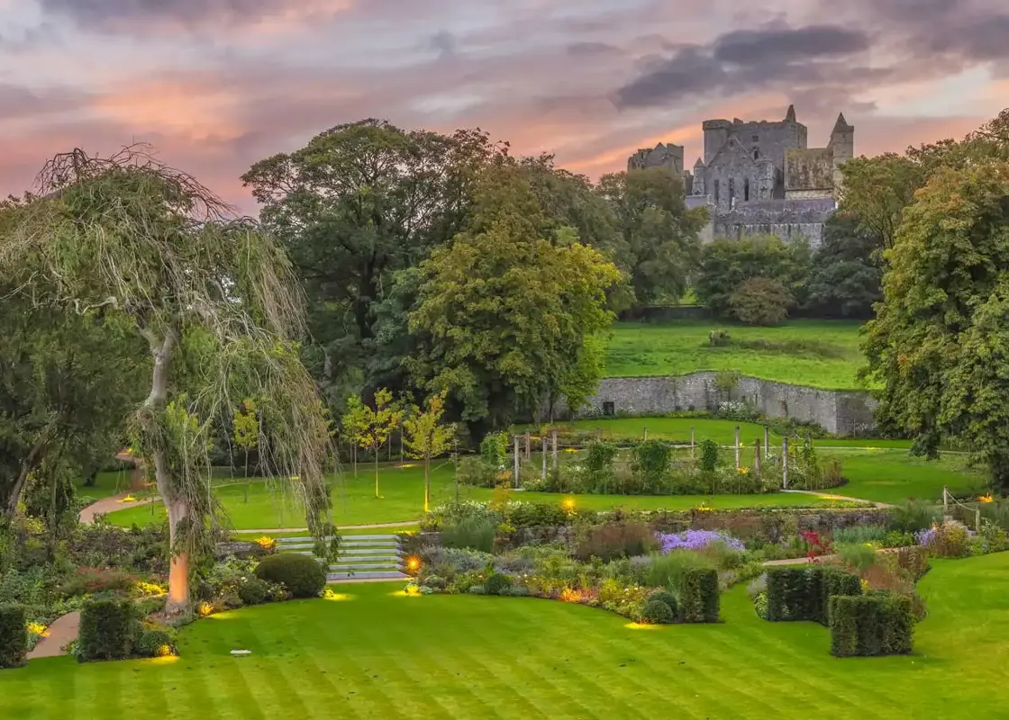 Cashel Palace Gardens At Dawn Nigel Mccall Jigsaw Crop