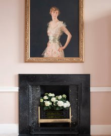 Cashel Palace Hotel Room 102 Fireplace Detail